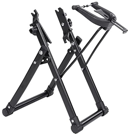 Wakects Fahrradständer,Fahrrad-Rad-Wartung Rad Truing Stand Wartung Fahrradzubehör Teile auch fürs Mountainbike Reparaturständer für Fahrräder 36 * 28,5 * 43 cm