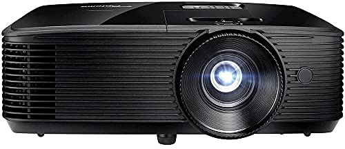 Optoma H190X Film-Projektor für Zuhause und draußen, HD-Ready, 720p + 1080p Unterstützung, helle 3900 Lumen für Lichtaufnahme, 3D-kompatibel, eingebauter Lautsprecher
