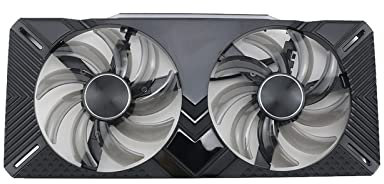 YALLS Remplacement de Ventilateur de Refroidisseur GPU Compatible for PALIT GeForce GTX 1660 Ti Dual OC GTX 1660Ti 1660 Super Refroidissement de Carte vidéo Graphique
