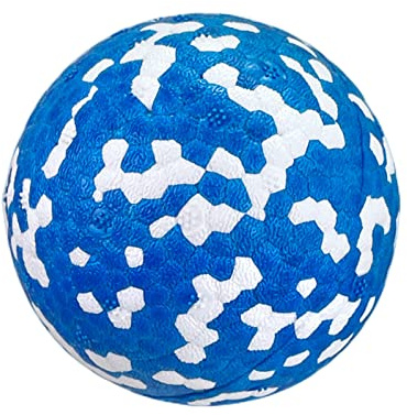FONPOO Super Dehnbar Hundeball, Hundespielzeug Unzerstörbar mit den Neuesten Materialien, Interaktives Wasserspielzeug für Kleine und Mittelgroße Hunde (blau1)