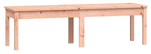 vidaXL Gartenbank, Gartenmöbel Sitzbank 2-Sitzer, Parkbank Lattenrost-Design, Holzbank Bank für Garten Terrasse, Massivholz Douglasie