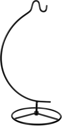 Cabilock Hängender Terrariumständer Und Glaskugelhalter Aus Glas Mit Dekorativem Eisenrahmen Für Präsentation Von Luftpflanzen Und Glasornamenten Garten