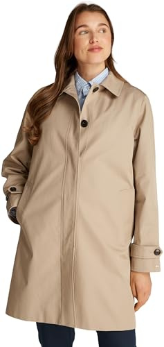 Tommy Hilfiger Donna Trench 2 in 1 Detachable Chiusura con Bottoni, Beige (Beige), 52