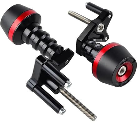 FACSER Motorräder Sturzpads Für Kawasaki Für Z1000SX Für Ninja Für 1000 2011 2012 20113 2014 2015 2016 Motorrad Crash Protector Motor Schutz Rahmen Sliders Rahmen Slider (Color : Rot)