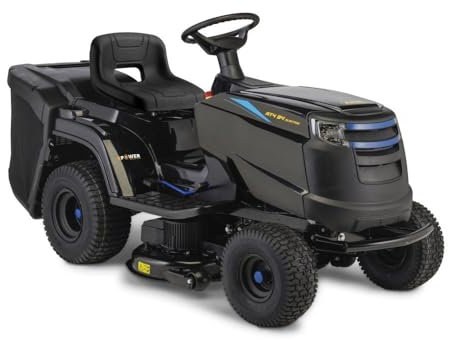 ALPINA AT4 84 Tondeuse autoportée électrique - Batterie Li-ION 48V, Plateau de Coupe 84cm, collecteur 200L, Chargeur Inclus.