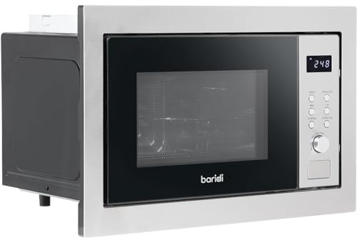 900W Integrated Microwave & Grill 25L Wall Mounted Stainless Steel 595x385x370mm
