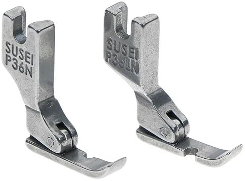 Kit piedino a cerniera sinistra e destra) per macchine da cucire industriali a cucitura diritta (tipo Juki DDL-5550, Brother DB2 e molti altri)