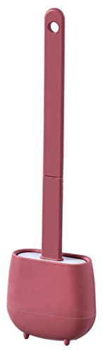 Scopino WC in silicone , spazzola per WC e supporti, anti-goccia, antibatterica, spazzolina per WC ventilata, asciugatura rapida senza odore, scopa per WC montaggio a parete/pavimento, bagno e