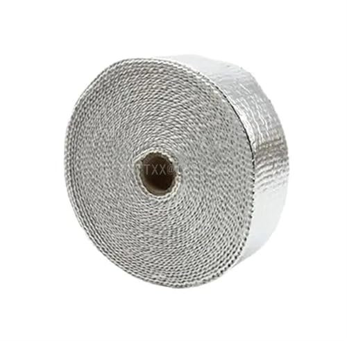 Enveloppe D'échappement Rouleau de film thermique d'échappement for moto Ruban thermique en fibre de verre Ruban thermique d'échappement Enveloppe de ruban thermique de silencieux Echappement Ruban Ru