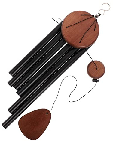 Yardwe Carillon Éolien Extérieur pour Jardin Patio Décoration Suspendue avec Crochet Clair Et Agréable