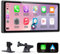 Wonsidary 2025 10,26 Zoll IPS CarPlay Android Auto Display Gilt für drahtlose/kabelgebundene Verbindungen,Carplay Display mit Mirror Link,Siri,Helligkeitsautomatik,Bluetooth Audio,Navigation,FM,AUX