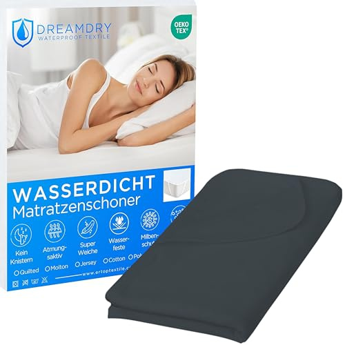 Dreamdry Matratzenschoner 140x200cm - Inkontinenzunterlage waschbar, Matratzenschoner 140x400, wasserdichte Matratzenauflage, Nässeschutz