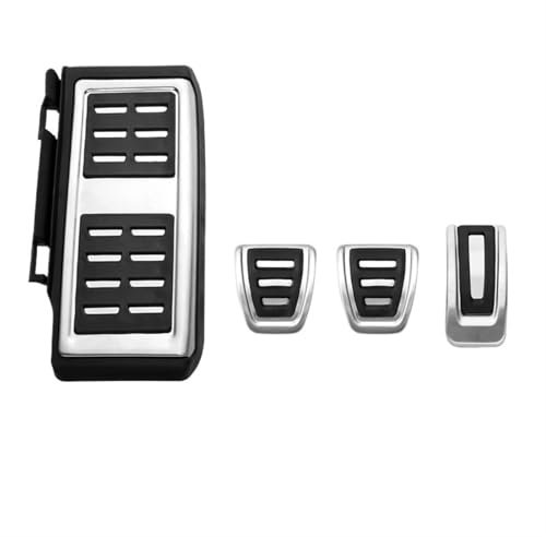 Auto Pedale Schutz Für VW Für Golf 8 Für Pro 7 7,5 Gaspedal Bremspedal Anti Skid Aluminium Legierung Auto Pedalauflage(02)