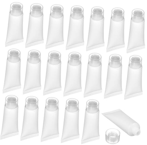 SMASOLO 3 Set Flaconcini Viaggio Bottiglie Refill Per Shampoo Lozione E Detergente Contenitori Bagno Impermeabili E Resistenti Per Viaggi E Sport Bianco Satinato 50 Pezzi*3