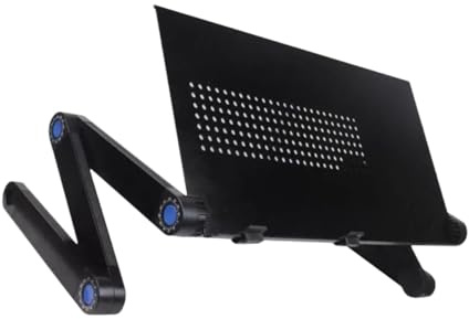 SHINEOFI Bureau Pliable pour Ordinateur Portable Table Lit Multifonctionnelle avec Renforcés Stable et Portable pour Travail et Étude Confortable Au Lit ou Au Sol