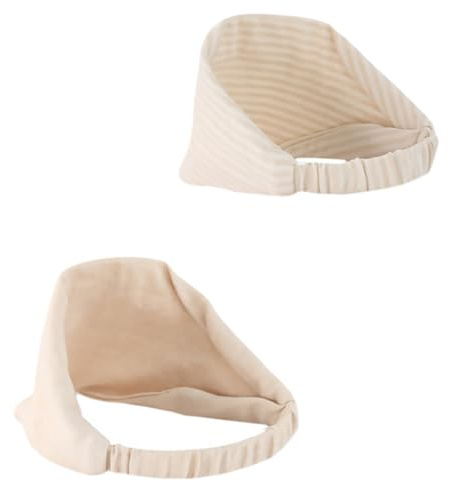 UKCOCO Lot de 2 Foulards Coupe-vent en Coton Chaud, Élastiques, pour Femmes Enceintes, Maternité et Post-partum, Confortables et Respirants, Automne-hiver Style Aléatoire
