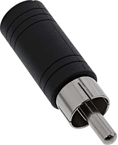InLine 20263 Adattatore Audio con Presa Jack, Nero