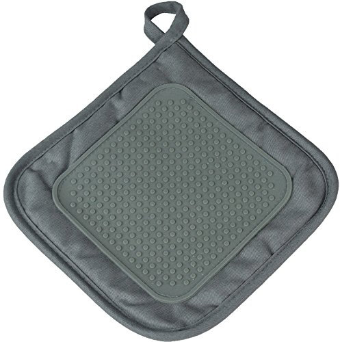 Ligne Décor - 1790109, Presina Da Cucina , 19 X 19 Cm , Cuistot , Policotone+Silicone , Grigio