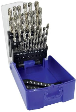 Tivoly 11451070017 - Set di 25 punte per trapano in metallo HSS