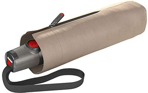 Knirps Taschenschirm T.100 Duomatic UV Schutz - Taupe