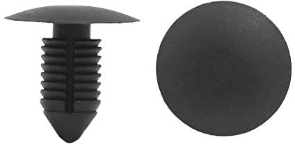 sourcing map 100 rivetti in plastica per fissaggio parafango paraurti clip a pressione 11 mm per auto