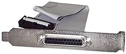 StarTech.com 40cm DB25 Parallel Buchse auf IDC 25 Pin Header Slotblech | Pin Header, Pfostenstecker, 26-polig, Parallelanschluss, PC-Einbau