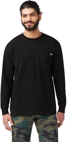 Dickies Herren Long Sleeve Heavyweight Crew Neck Langärmeliger Schwerer Rundhalsausschnitt (1er Pack)