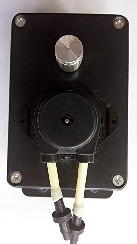 Marine Color Geschwindigkeit einstellbare Dosierpumpe Aquarium DIY Saugnapfhalterung Black Version, Flüssigkeitsdosierer Süßwasser Meerwasser Aquarienzubehör Pumpenset Pflanzenpflege Aquaristik