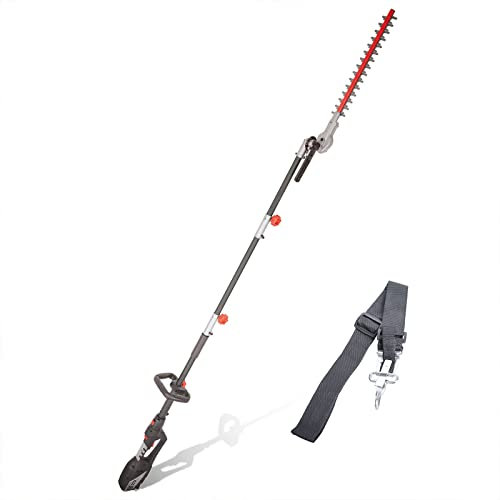 Scheppach Elektro Heckenschere TPH900 Gartenschere | ideal für hohe Hecken und Sträucher | gehärtetes Stahlschwert | 900W Leistung | Schnitt 15mm