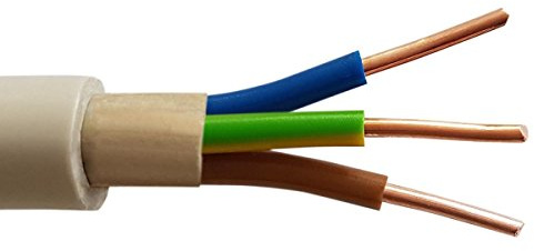 10m Mantelleitung Kabel 3 x 2,5 mm Installationsleitung NYM-J Elektrokabel