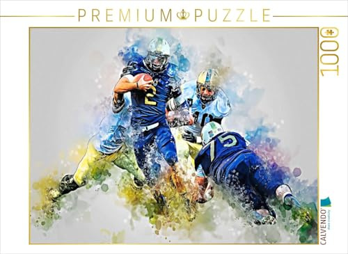 CALVENDO Puzzle American Football extrem | 1000 Teile Lege-Größe 64 x 48 cm Foto-Puzzle für glückliche Stunden
