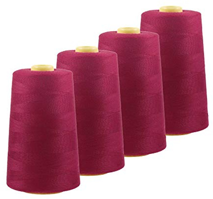 4 x 4572m Qualitäts Overlock-Garn Overlock-Nähgarn Oeko-Tex Farben 541 bis 580