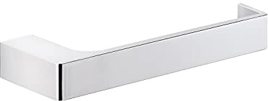 Gedy G-Kuala Lumpur Toilettenpapierhalter, Farbe Chrom, Komponenten aus Chrom, Messing und Glas, Maße 2,5 x 17,5 x 6,6 cm und Gewicht 0,272 kg, Design R & S, verchromt, einzigartig