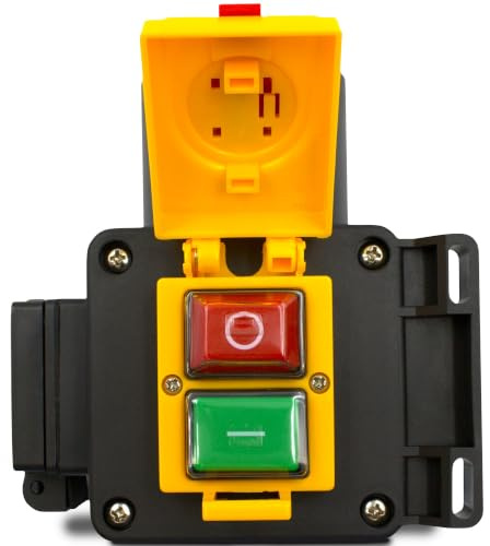 Schalter-Stecker-Kombi DZ08-2 230V Silikonhülle und Not-Aus IP54