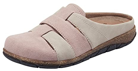 Earth Origin Women’s Ellery Shoe I Suede, Comfort, Sustainable Everyday Slide-On - Dusty Pink - 8