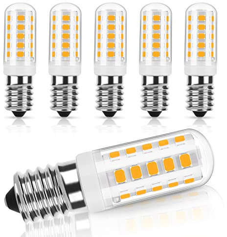 DiCUNO E14 LED Bulb SES Dimmable, 2.5W=30W, Warm White 2700K, 250LM, 6 Pcs | E14 Small Edison Screw Lamps, 230V SES Light Bulbs for Salt Lamp/Home Lighting