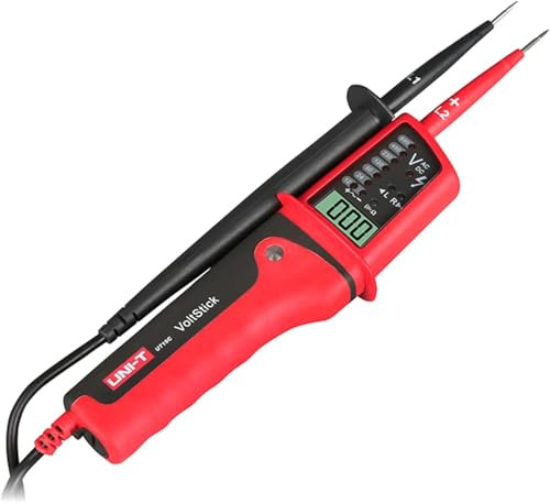 Jadeshay Probador de Voltaje y Continuidad,12V-690V CC e CA Universale Comprobador de Voltaje Medidor Tester Detección de Voltaje de Rango Automático Impermeable con Pantalla Digital y Indicador LED
