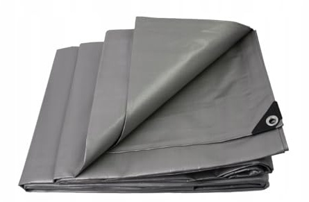 DIAH DO IT AT HOME Heavy Duty 200 GSM Grey Tarpaulin 2m x 3m - Waterproof Multipurpose Tarp & Thick Ground Sheet Cover for Camping, Garden Furniture, Caravan, Roof, Wood Logs & Boats