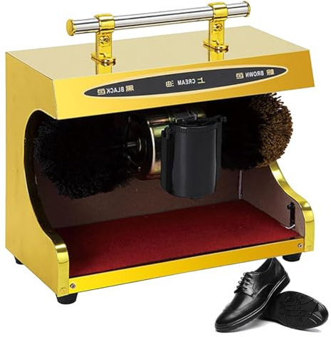 JJENXYYDS Machine de Polissage Automatique de Chaussures ménagers,Machine À Polir Les Chaussures À Induction Commerciale Entièrement Automatique pour Le Dépoussiérage Et La Décontamination,A