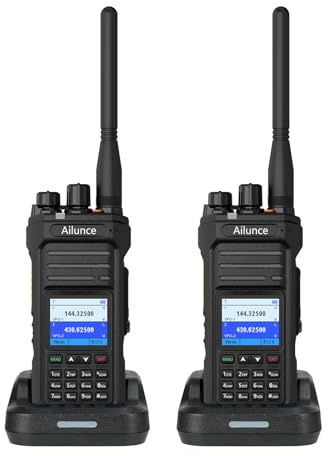 Retevis Ailunce HA1UV Amateurfunk, IP67 Amateurfunkgerät, Dualband | Wasser- und Staubdicht Walkie Talkies, Dualband, 2800mAh Akku, Wiederaufladbares USB-C, für Notfälle, Jagd, Wandern