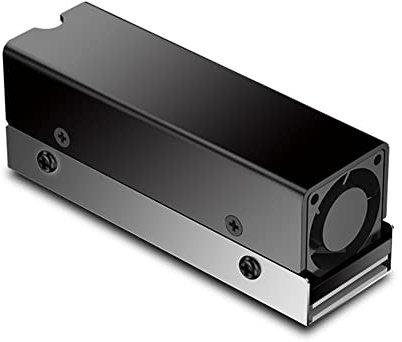 DHYAWUER M.2 SSD NVMe Heat Sink M2 2280 Solid State Disk Air Circulation Radiator with Fan Aluminum Heatsink Thermal Pad Cooler