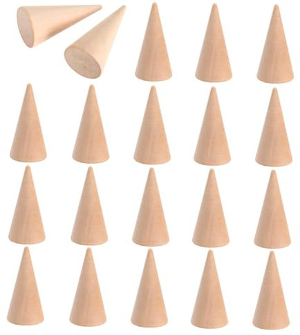 SOIMISS 40stücke Holzring Runder Schmuckständer Für Ringe Abnehmbarer Ringdisplay Ständer Organizer Für Schmuckpräsentation Geschäften Und Zuhause Höhe