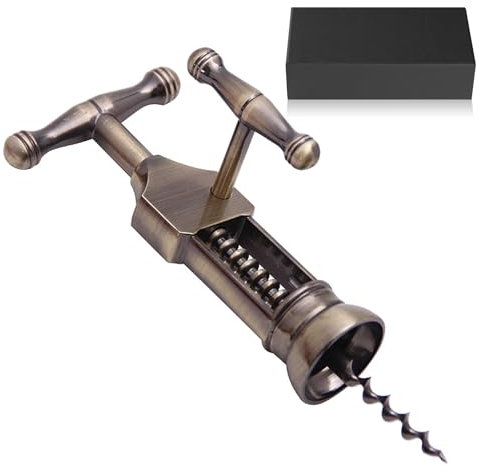 Aipeeo Korkenzieher,Weinflaschenöffner,Korkenzieheraus Zinklegierung,Weinöffner 19 * 7.5 * 6cm,Hebelkorkenzieher Wein,flaschenöffner Wein,Corkscrew Geeignet für Partys,Bars,Restaurants