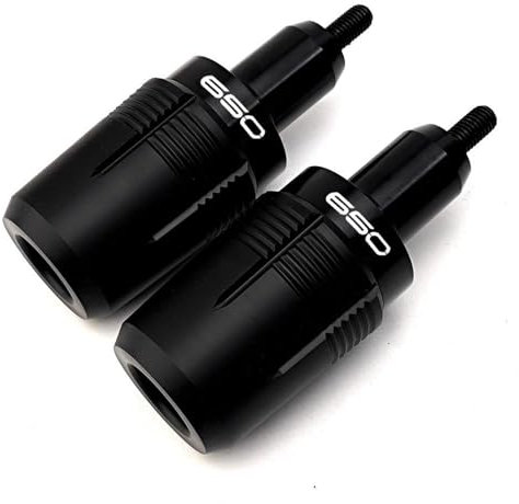 YHGGDN Sturzpads Motorrad-Auspuff-Rahmengleiter, Sturzschutz Für Kawasaki, Für Ninja 650 KRT, Für Ninja650 2017-2024 Motorrad-Auspuff-Sturzpads(Black6)