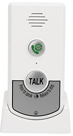 LUNWJJIP Timbre de intercomunicador inalámbrico for Aula, Timbre electrónico con batería Recargable y 3 Paquetes, con Cargadores y luz de alimentación, fácil instalación, 4,8 x 2,4 x 1,2 Pulgadas