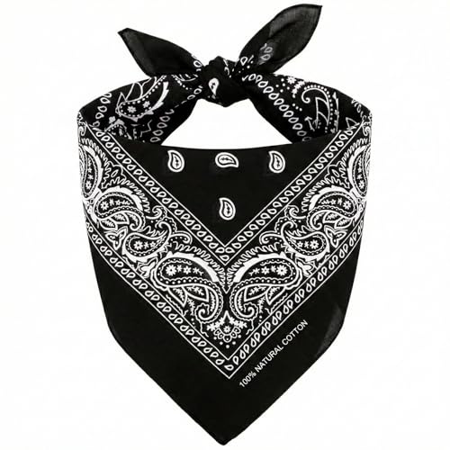 Keystone Peak KP Bandana – 100% Baumwolle & Natürliche Fasern – Halstuch Ohne Polyester – Hochwertig, Weich, Langlebig & Waschmaschinenfest – Bandana Herren & Damen – Unisex & Kinder