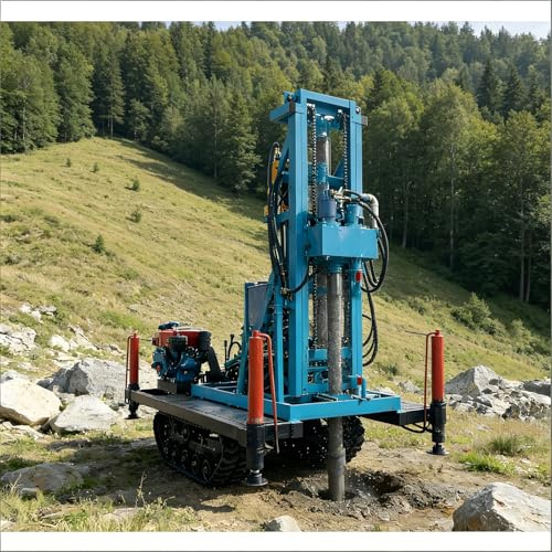 Diametro portatile di progettazione 75-325mm della perforatrice del pozzo trivellato dell'impianto di perforazione del pozzo trivellato mini 150m di profondità per i progetti residenziali di