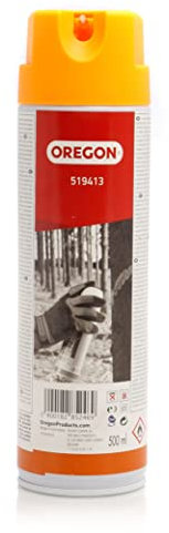 Oregon Spray De Pintura Forestal Naranja Fluorescente, 500ml, Marcador Temporal, Hasta 2 Años, Secado Rápido (519413)