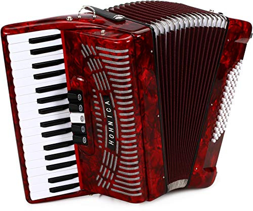 Hohner Akkordeons 1305-red 97-key Akkordeon