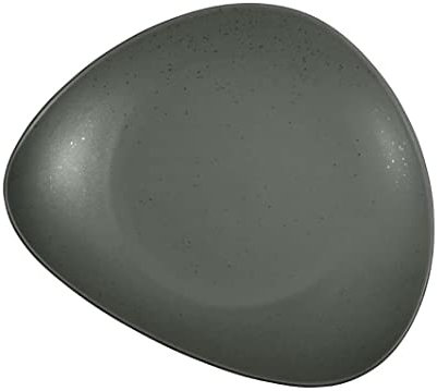 ASA 1219400 Cuba Grigio Gourmetteller, Keramik, Grau, 34 x 34 x 2 cm